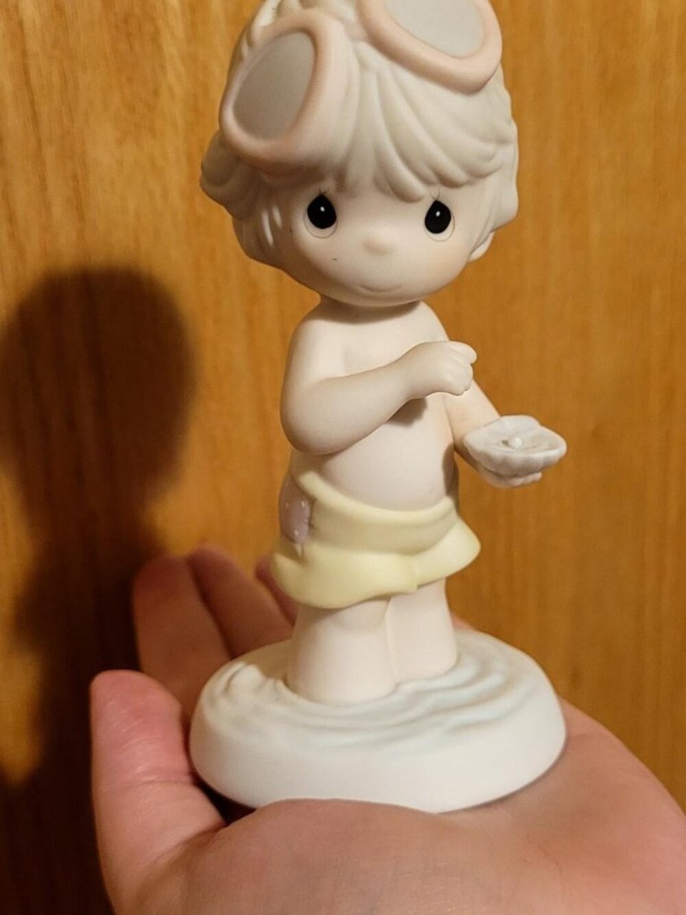 Vintage Ceramic Snorkel Boy Figurine